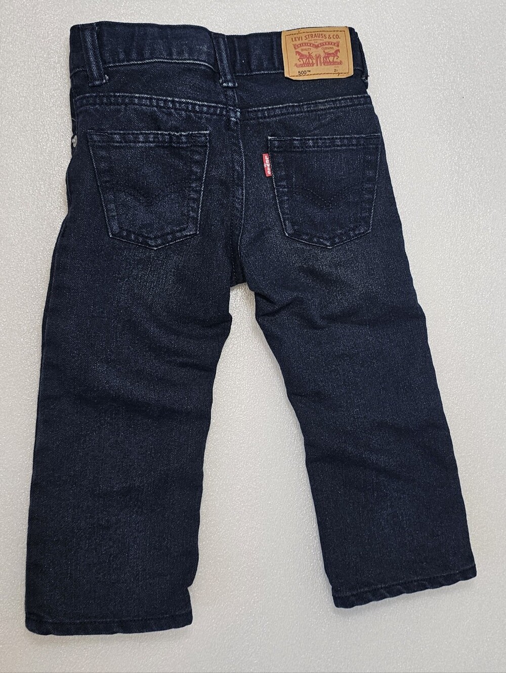 2T boys 514 Straight Levi's Dark Wash Denim Jeans